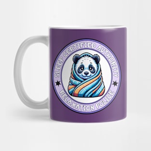 Sleep Certified Authority Official Relaxation Badge Mug